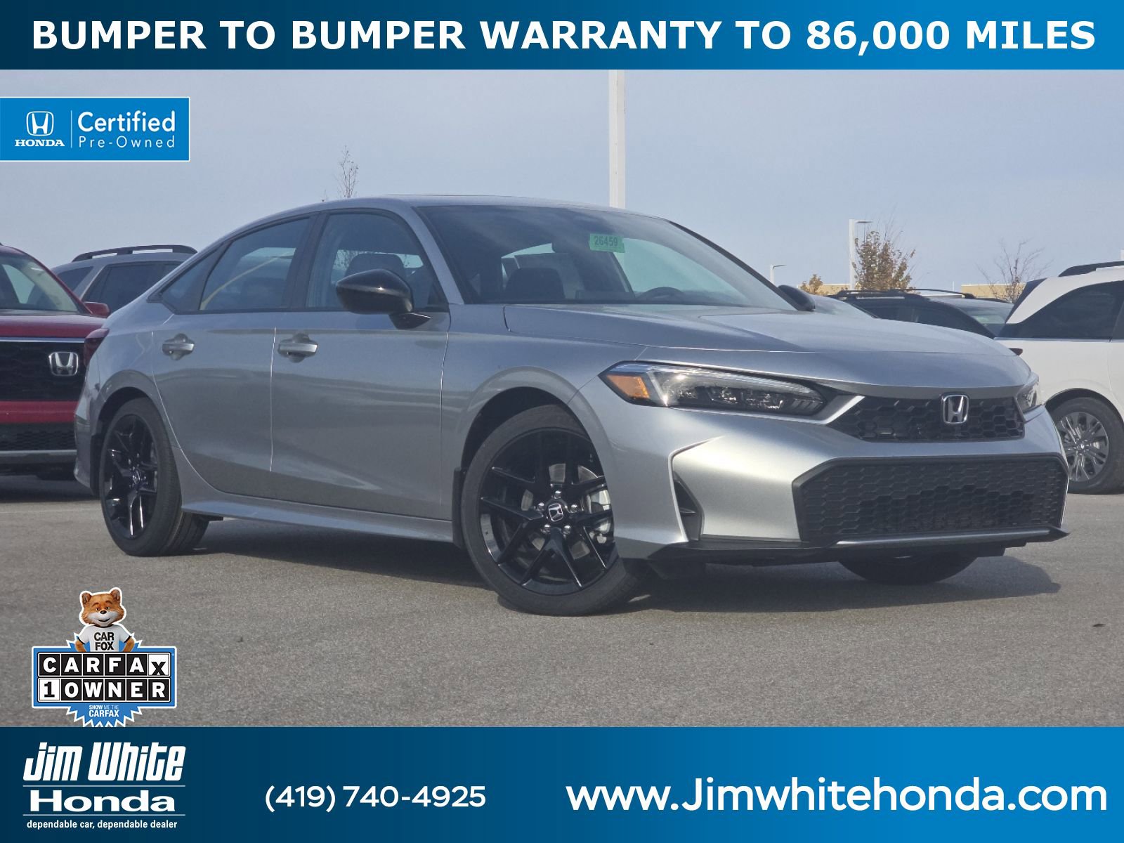 Certified 2026 Honda Civic Sport image 1