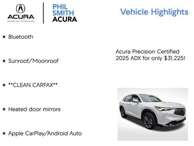Used 2025 Acura ADX A-Spec image 9