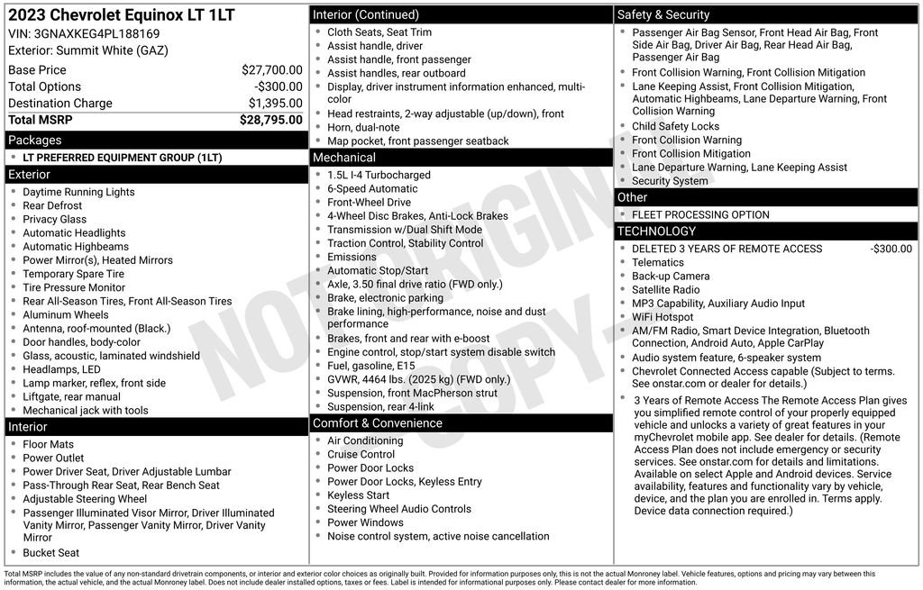 Used 2023 Chevrolet Equinox LT FWD image 5