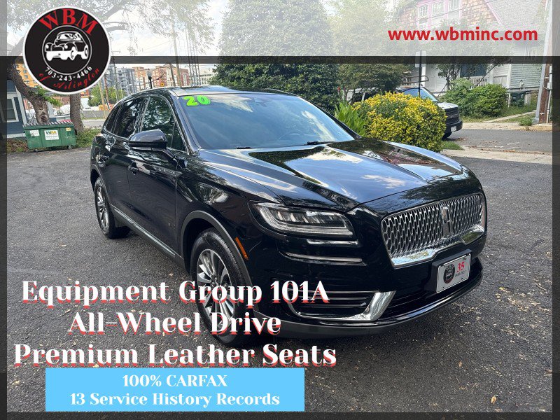Used 2020 Lincoln Nautilus Premier w/ Equipment Group 101A AWD/4WD image 1