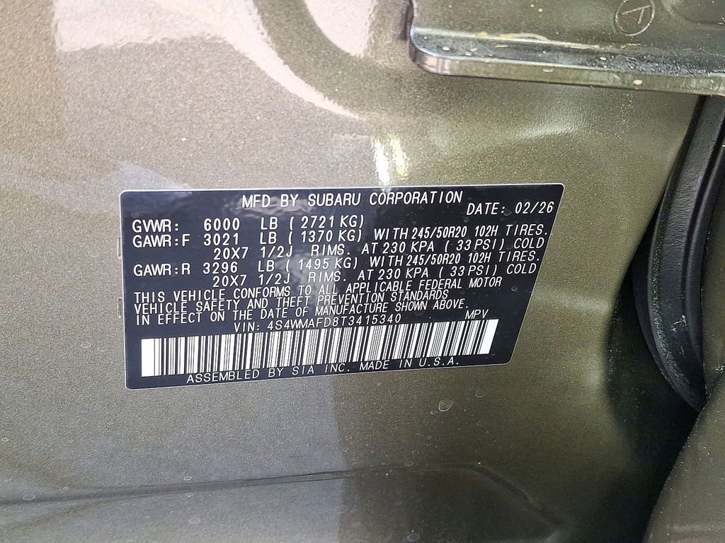 New 2026 Subaru Ascent Limited AWD/4WD image 18