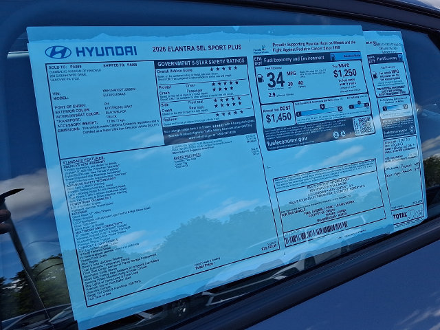 New 2026 Hyundai Elantra SEL Sport FWD image 18