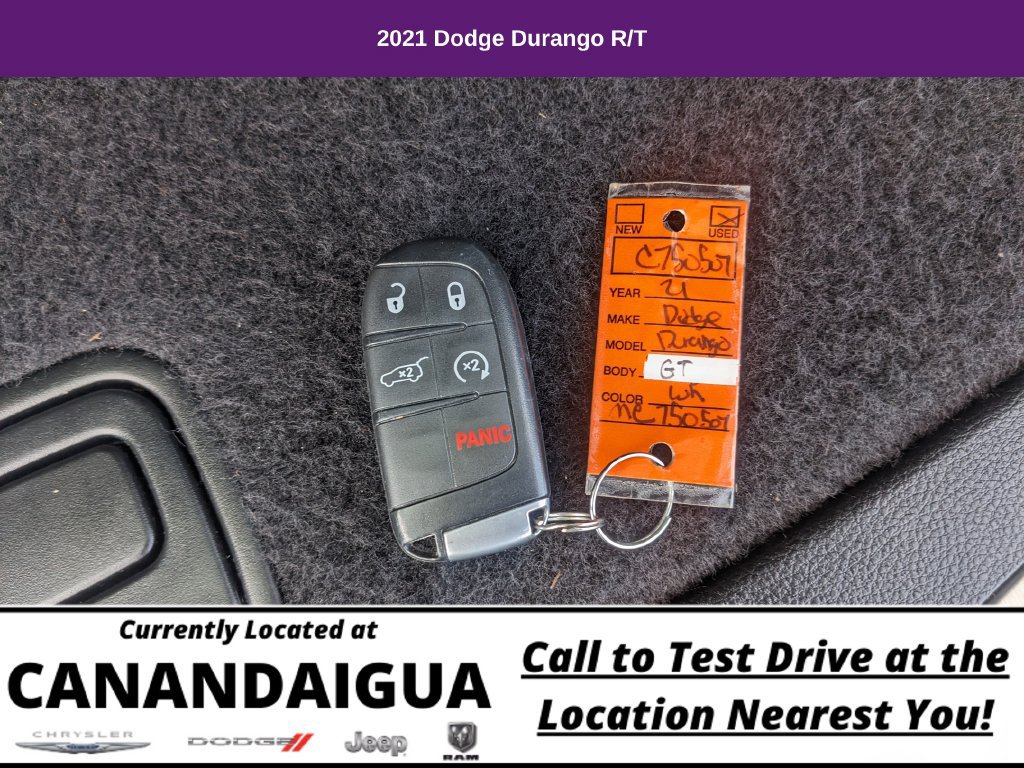Used 2021 Dodge Durango R/T w/ Blacktop Package AWD/4WD image 38