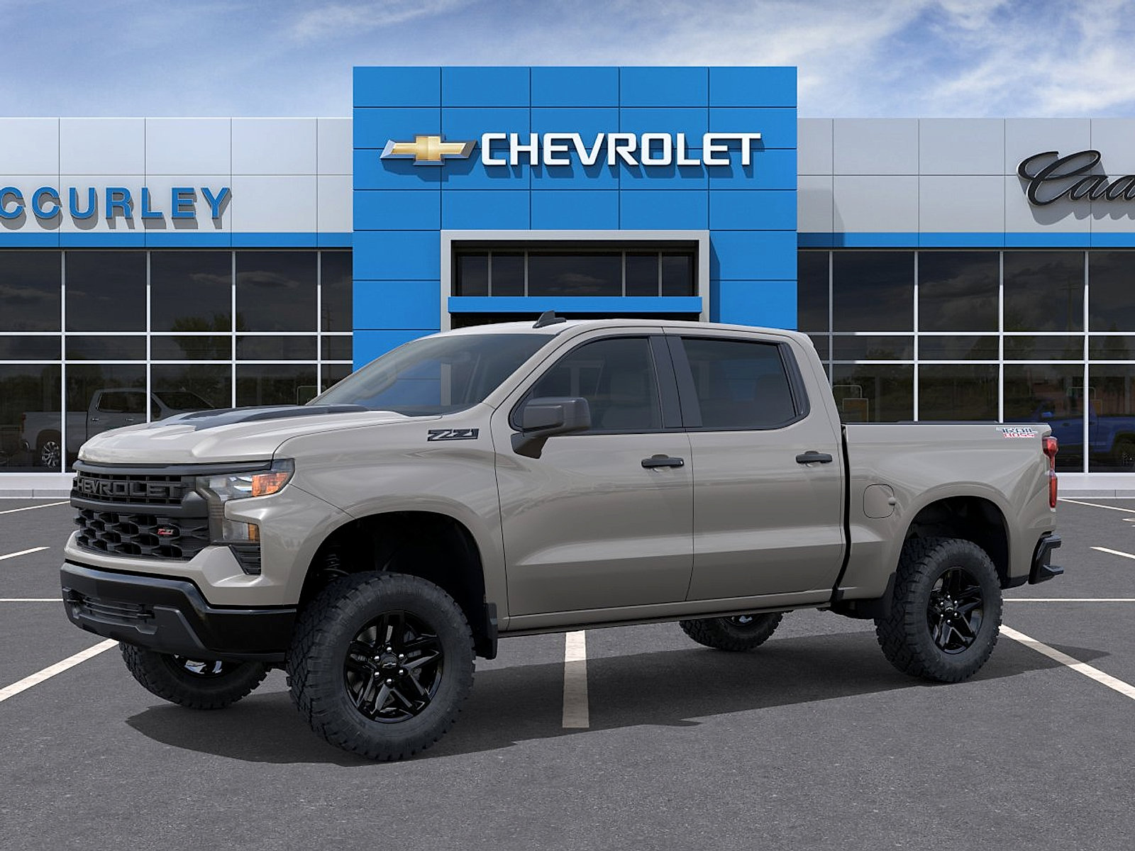 New 2026 Chevrolet Silverado 1500 Custom Trail Boss w/ Dark Appearance Package AWD/4WD image 2