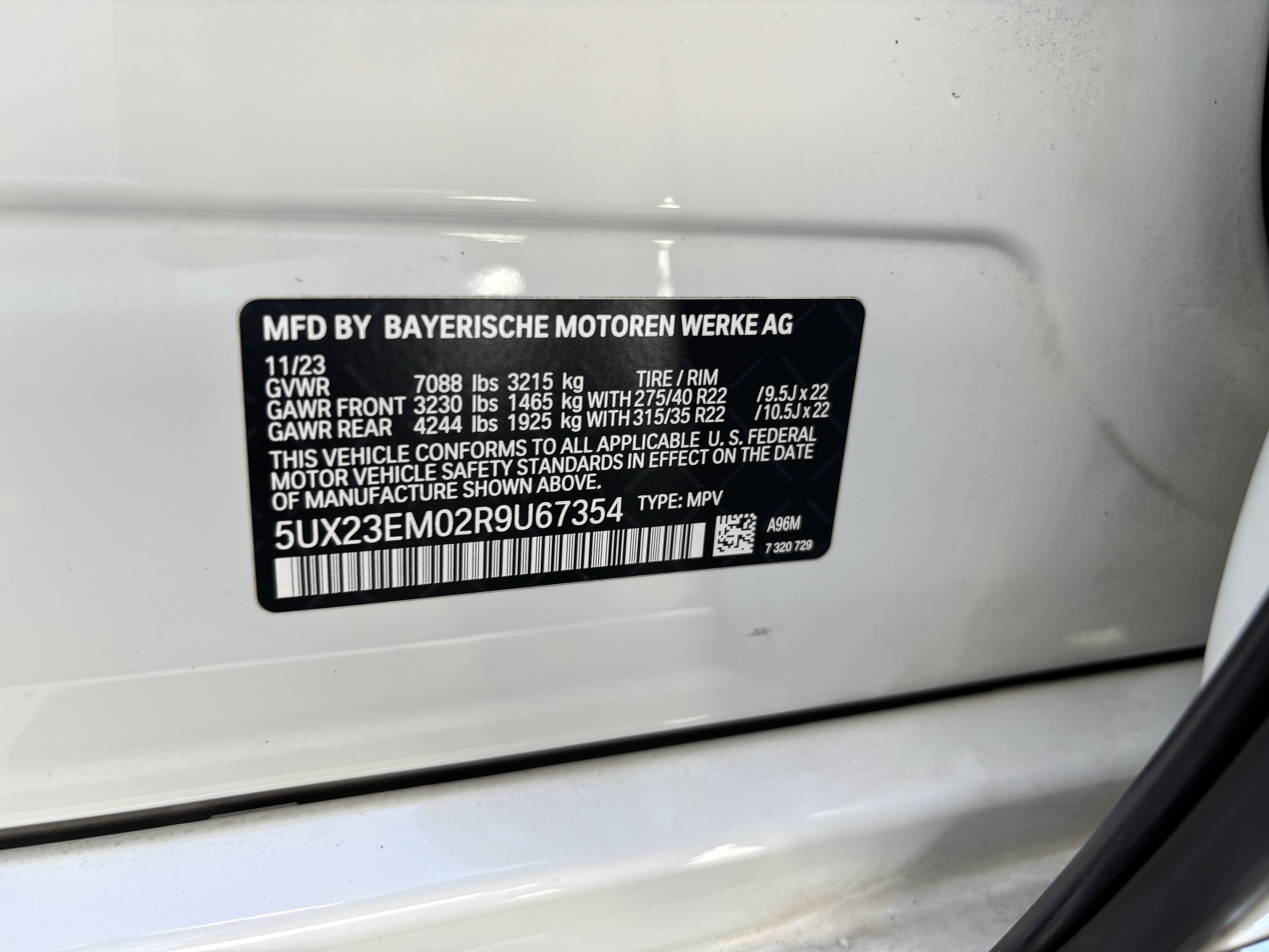 Certified 2024 BMW X7 xDrive40i AWD/4WD image 37