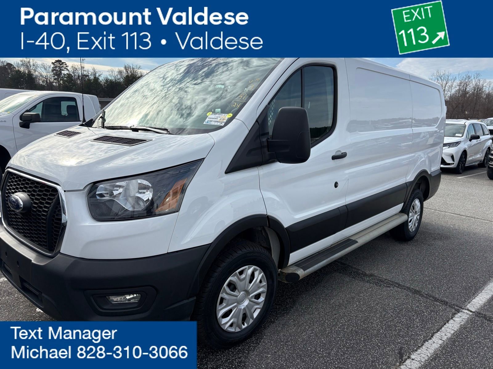 Used 2024 Ford Transit 250 Low Roof w/ Exterior Upgrade Package