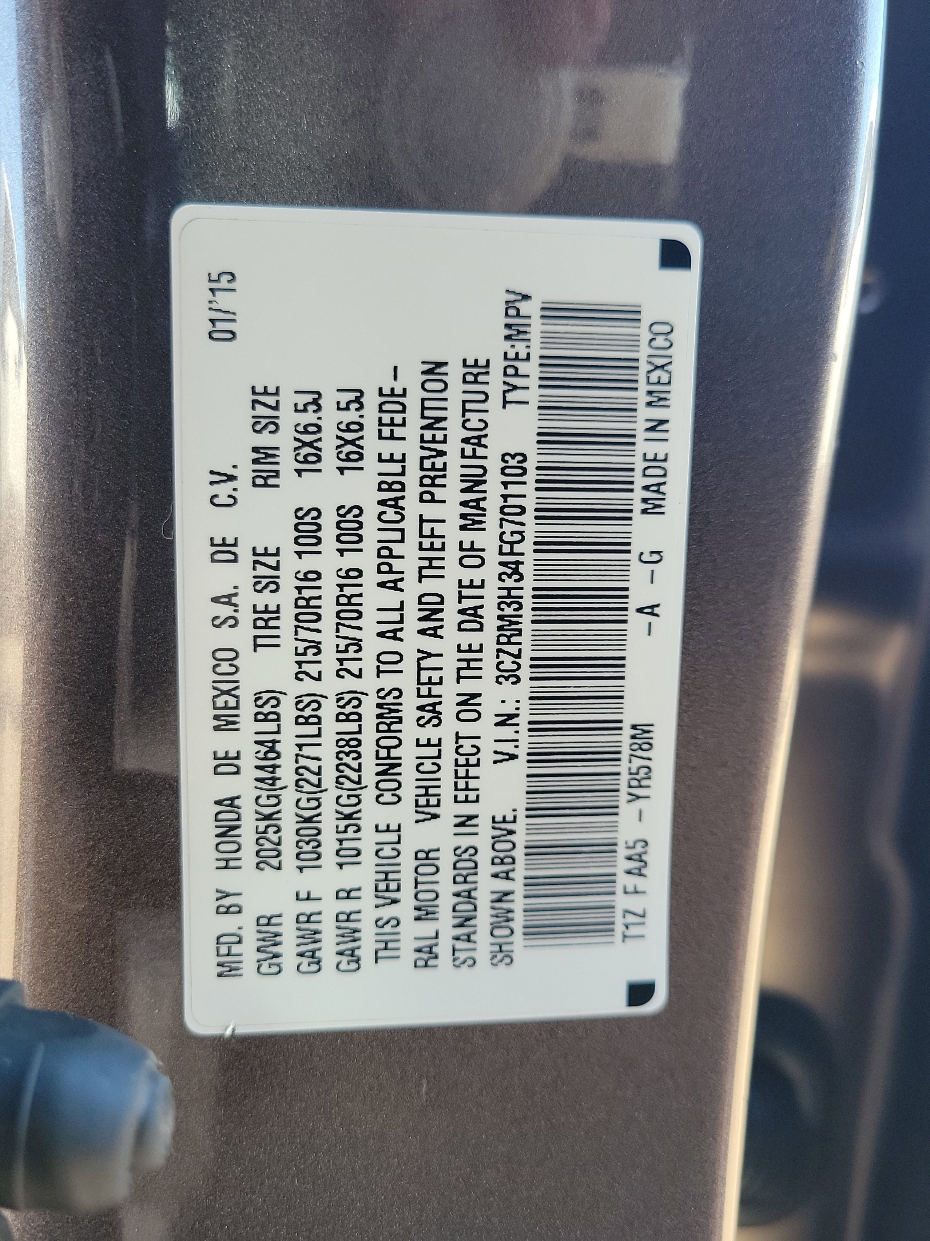 Used 2015 Honda CR-V LX image 31