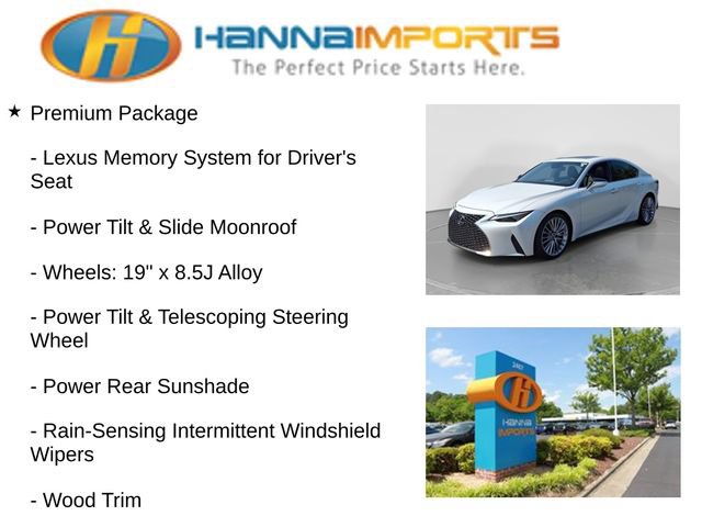 Used 2023 Lexus IS 300 w/ Premium Package RWD image 15