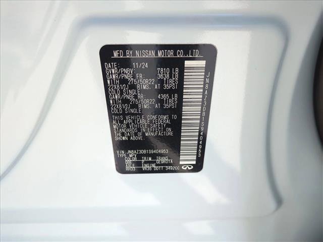 Used 2025 INFINITI QX80 Sensory w/ Exterior Package image 28