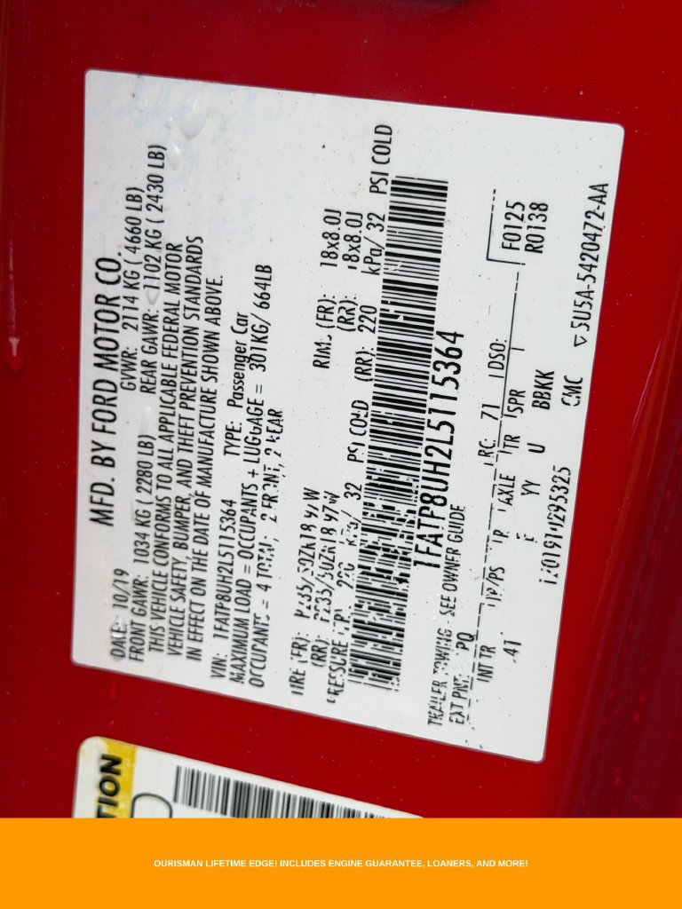Used 2020 Ford Mustang Premium RWD image 37
