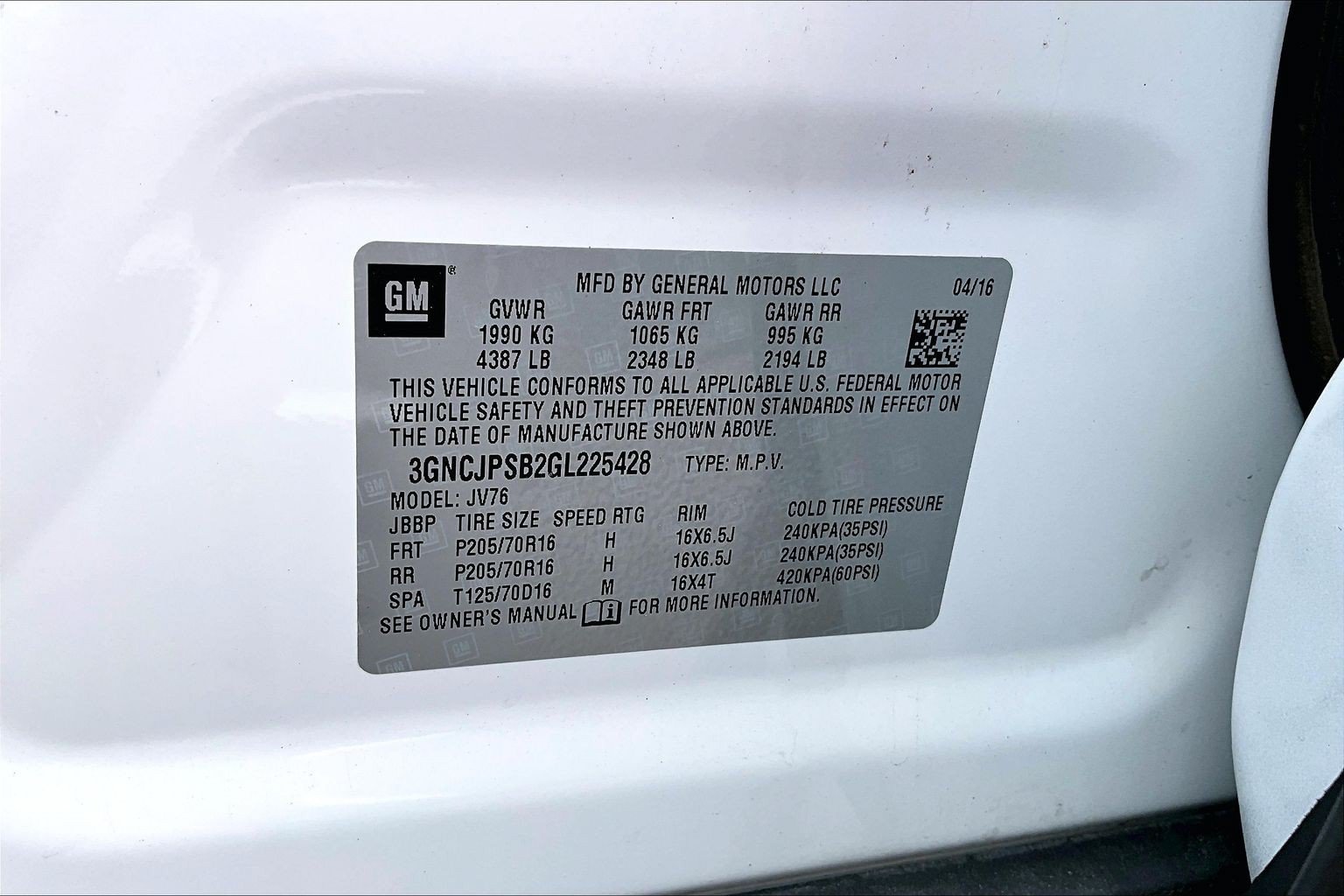 Used 2016 Chevrolet Trax LT AWD/4WD image 29
