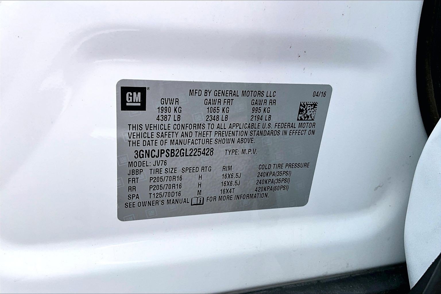 Used 2016 Chevrolet Trax LT AWD/4WD image 29