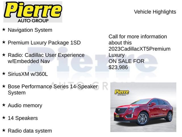Used 2023 Cadillac XT5 Premium Luxury AWD/4WD image 7