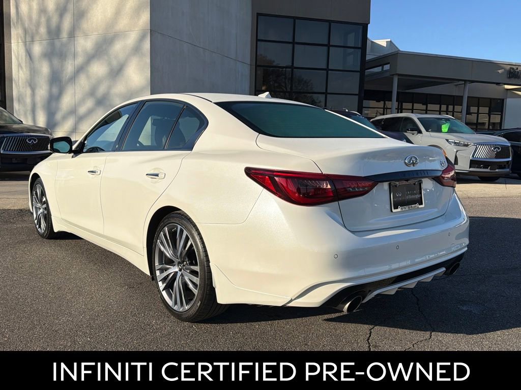 Certified 2024 INFINITI Q50 Sensory image 9