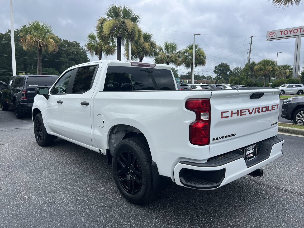 Used 2023 Chevrolet Silverado 1500 Custom w/ LPO, Dark Essentials Package RWD image 8