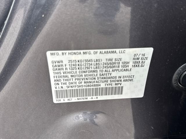 Used 2016 Honda Pilot EX-L image 29