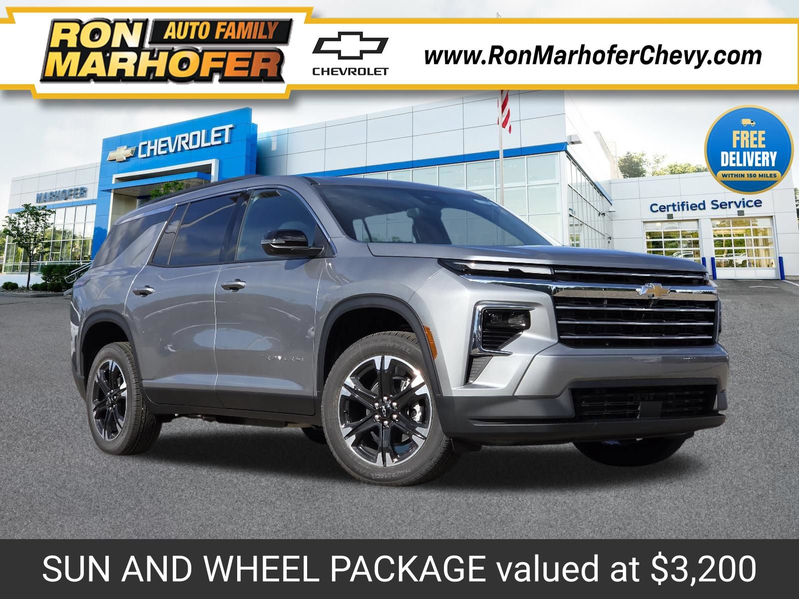 New 2027 Chevrolet Traverse LT w/ Sun and Wheel Package