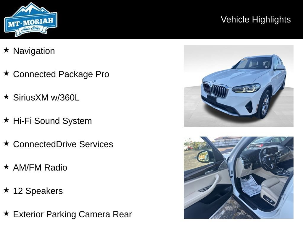 Used 2022 BMW X3 xDrive30i image 4