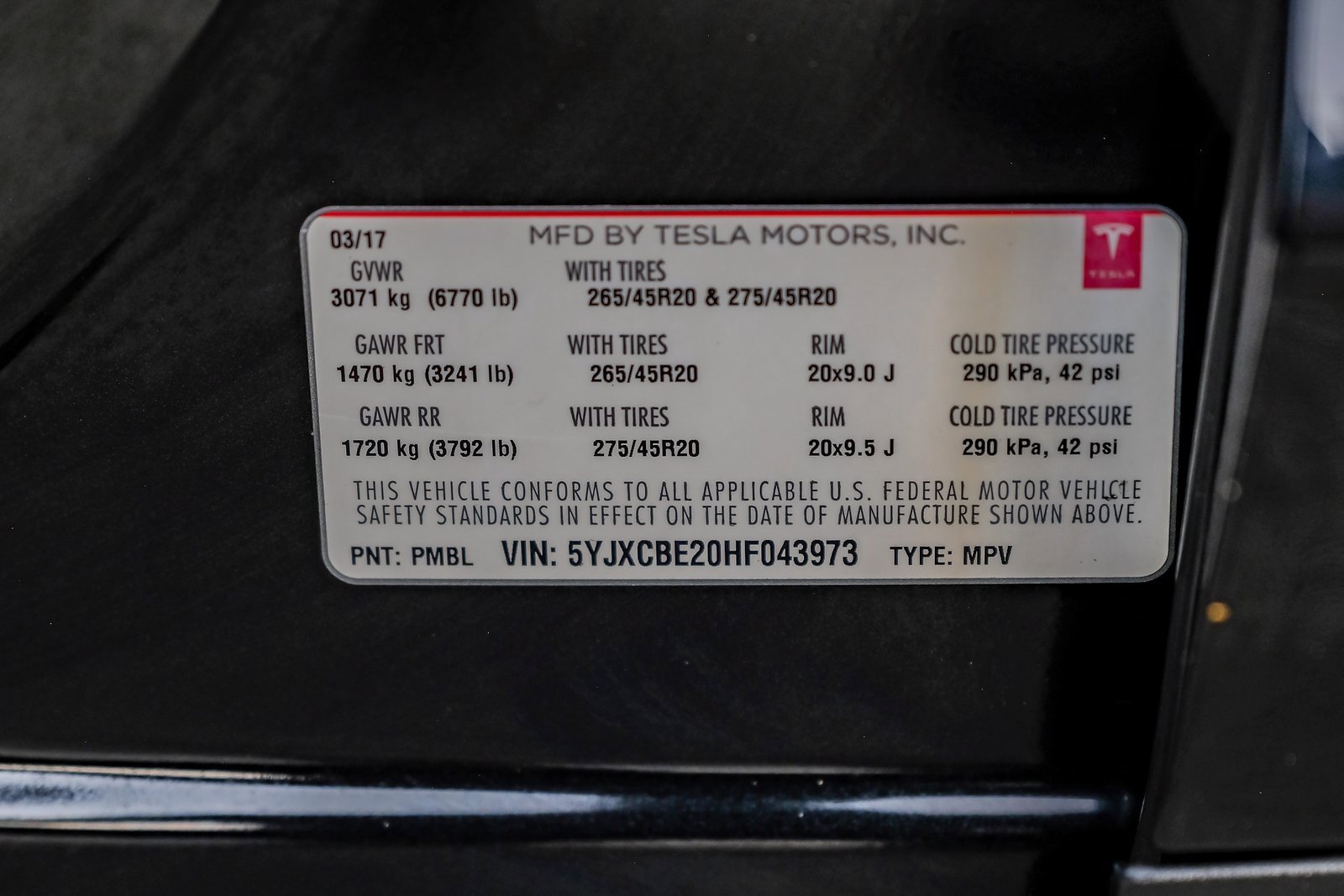 Used 2017 Tesla Model X 75D image 63