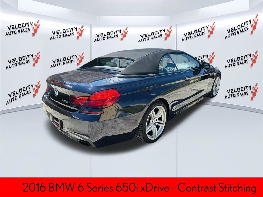 Used 2016 BMW 650i xDrive Convertible AWD/4WD image 14