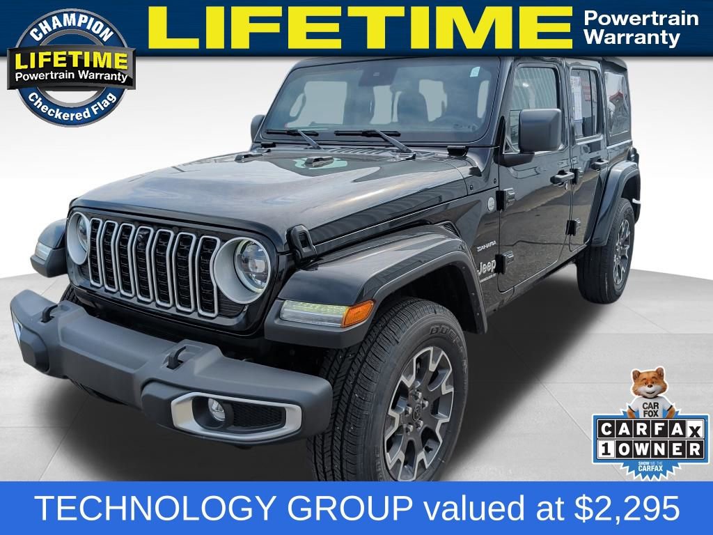 Used 2024 Jeep Wrangler Sahara w/ Technology Group image 1