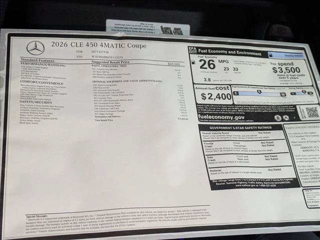 New 2026 Mercedes-Benz CLE 450 4MATIC Coupe image 19