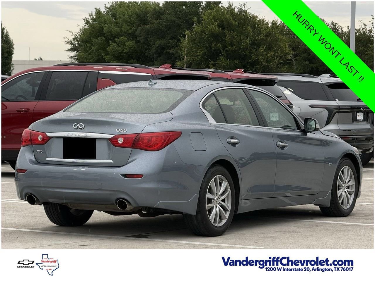 Used 2015 INFINITI Q50 Premium w/ Navigation Package AWD/4WD image 4