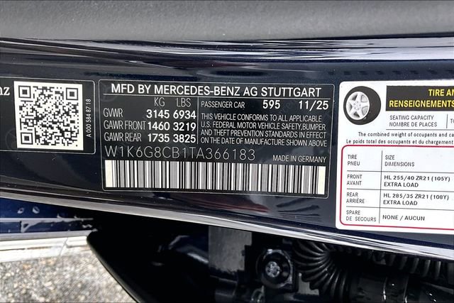 New 2026 Mercedes-Benz S 63 AMG S image 16