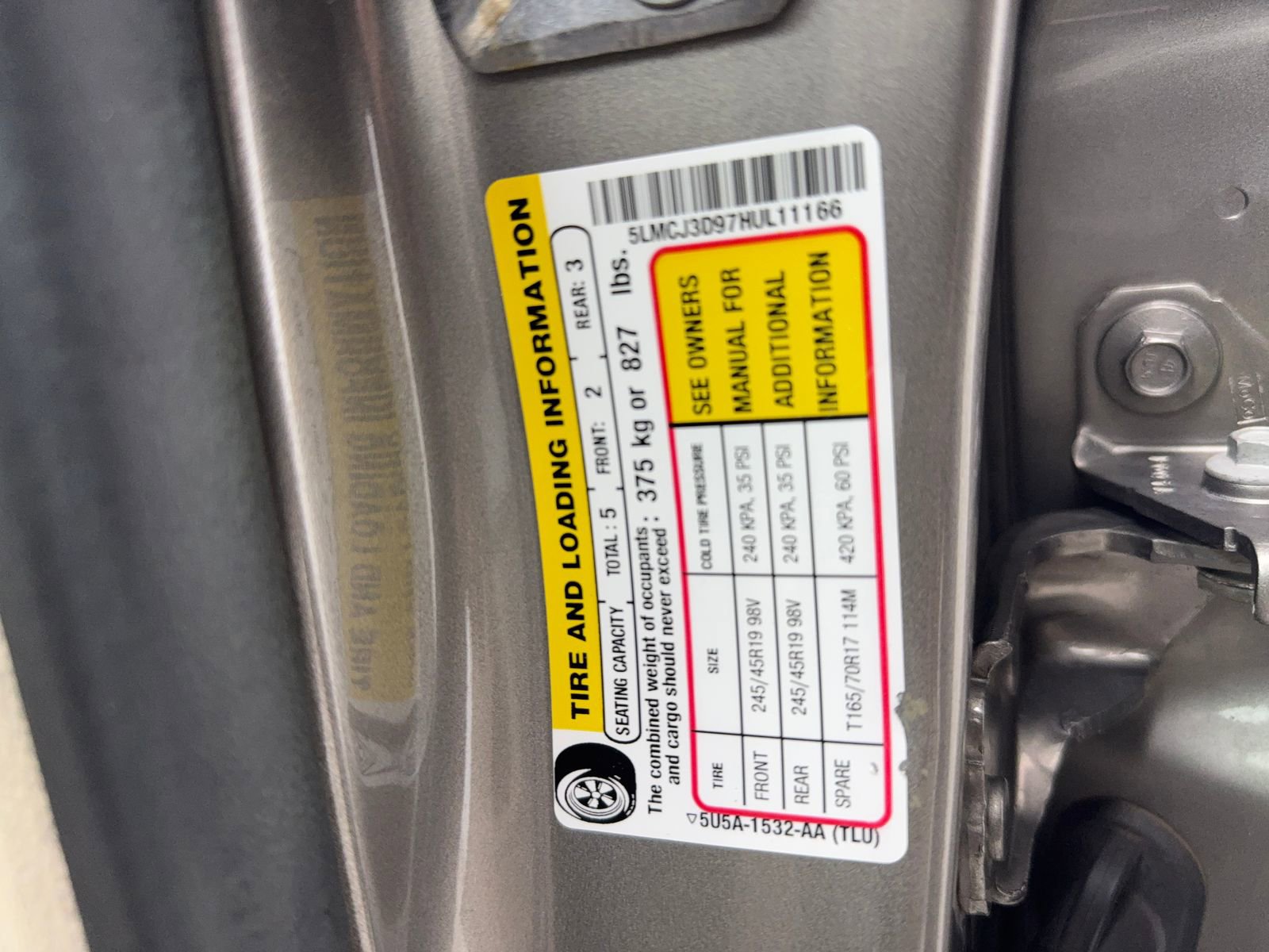 Used 2017 Lincoln MKC Reserve w/ Lincoln MKC Climate Package image 51