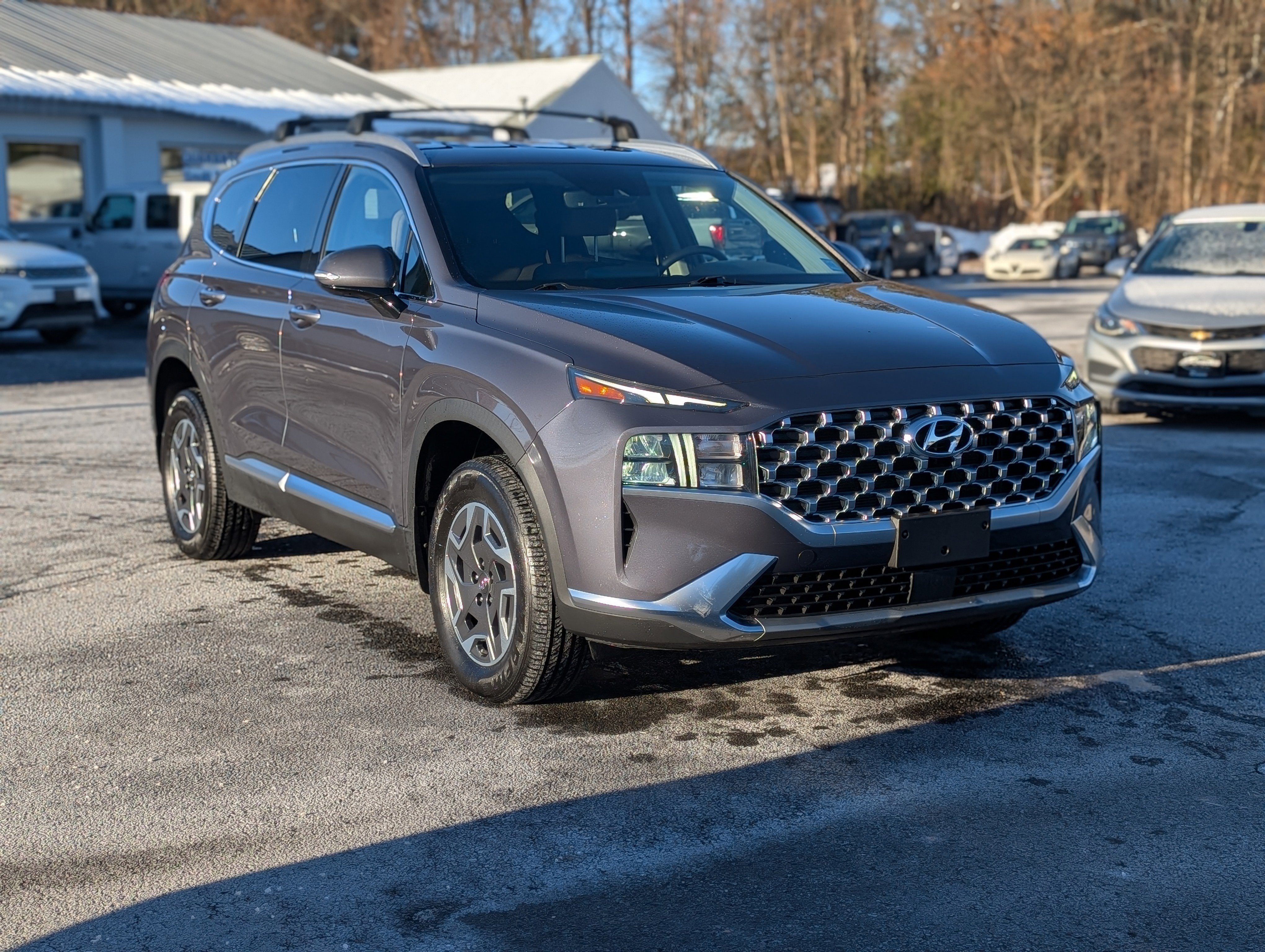Used 2021 Hyundai Santa Fe Blue image 12