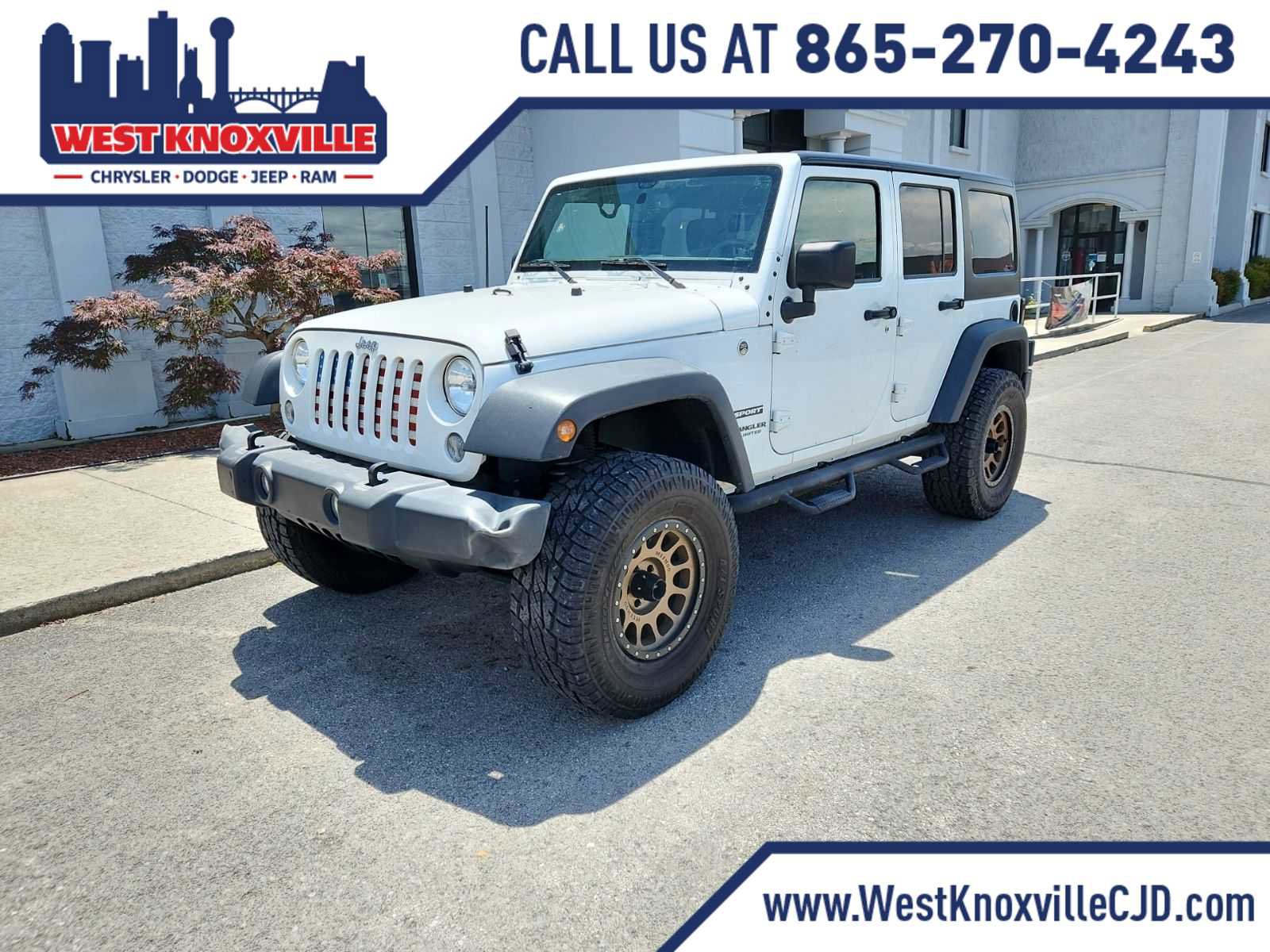 Used 2017 Jeep Wrangler Unlimited Sport w/ Quick Order Package 24S