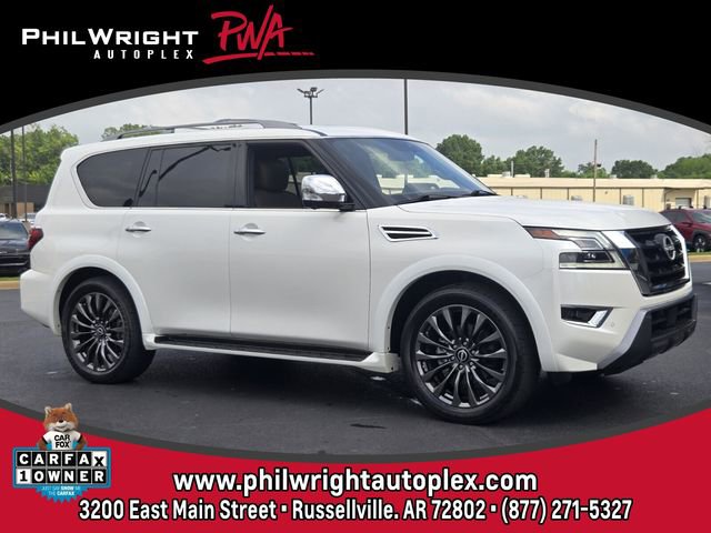 Used 2023 Nissan Armada Platinum w/ Captain's Chairs Package AWD/4WD image 1