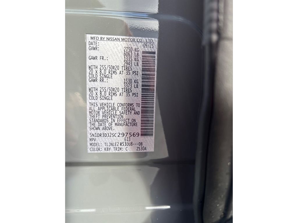 New 2025 Nissan Pathfinder Platinum w/ Cargo Package image 12