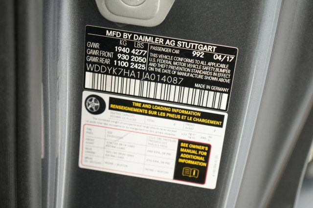 Used 2018 Mercedes-Benz AMG GT Roadster image 33