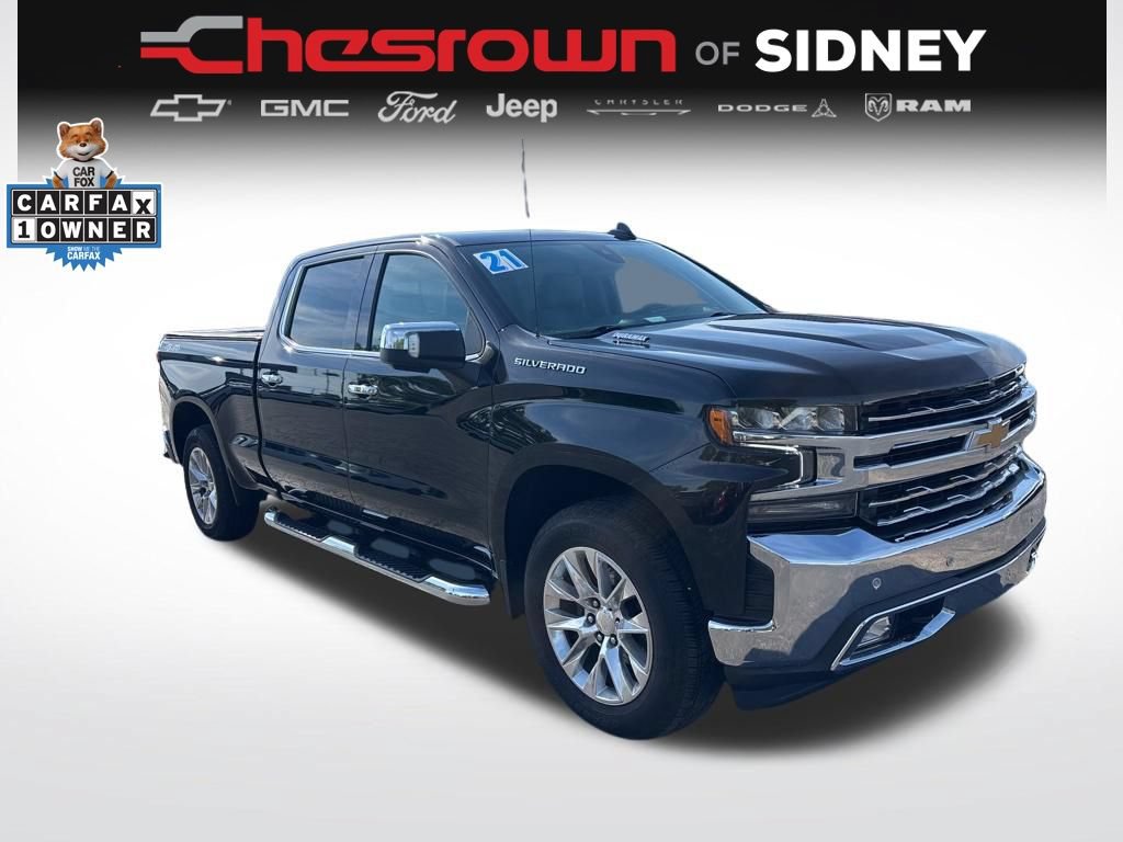 Used 2021 Chevrolet Silverado 1500 LTZ w/ Technology Package AWD/4WD image 7