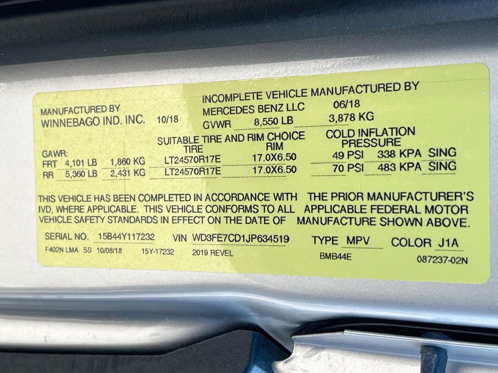Used 2018 Mercedes-Benz Sprinter 2500 image 20