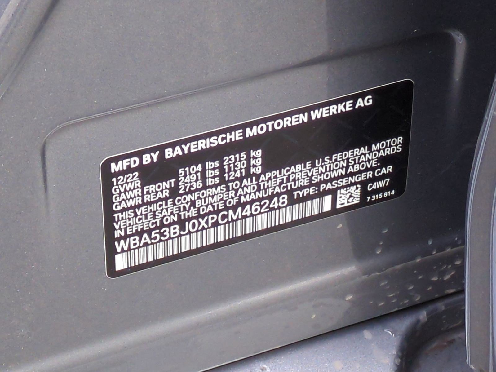 Certified 2023 BMW 540i w/ M Sport Package image 34