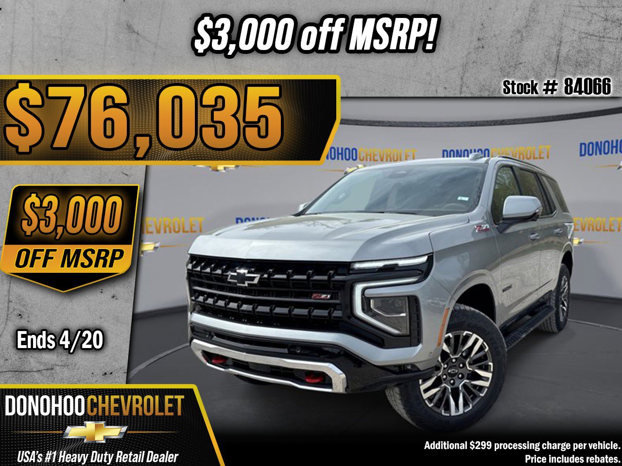 New 2026 Chevrolet Tahoe Z71 w/ Comfort Package image 1