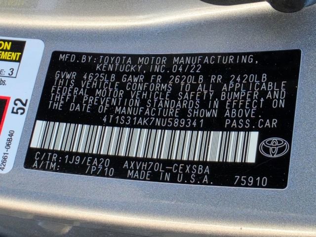 Used 2022 Toyota Camry SE w/ Audio Upgrade Package FWD image 34