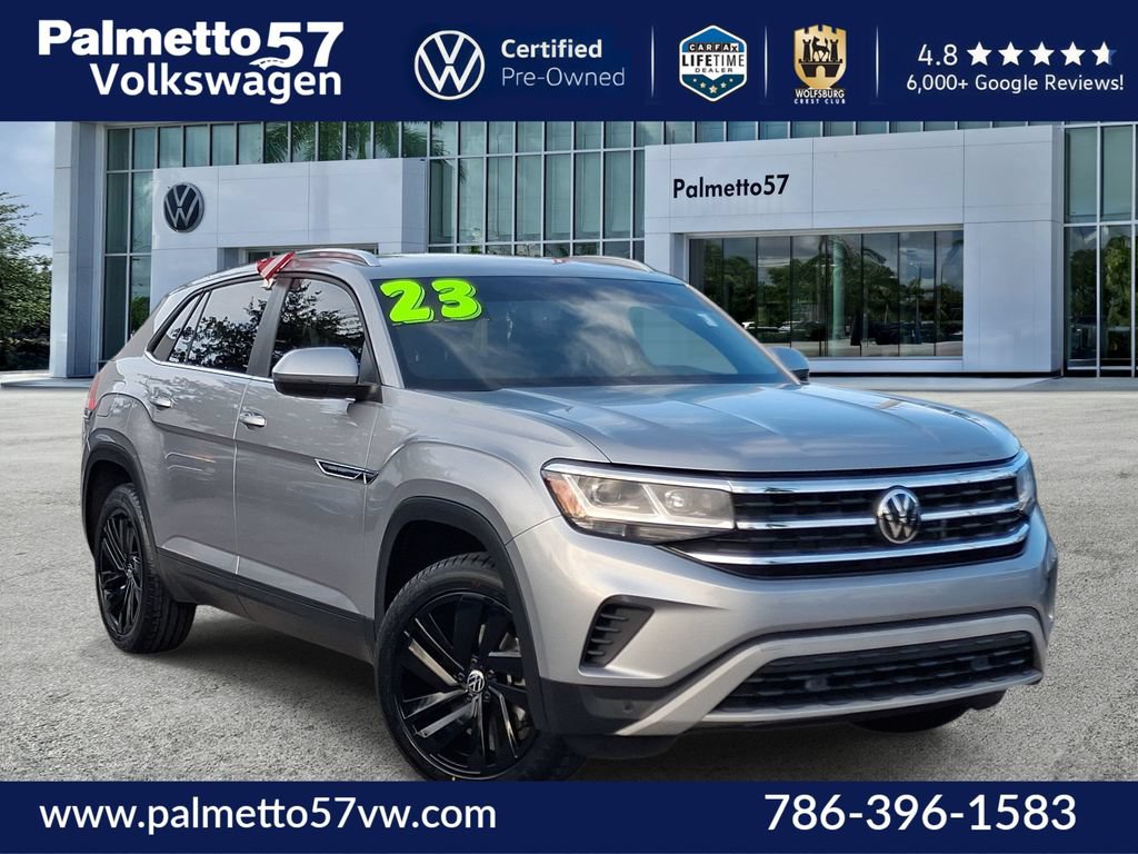 Certified 2023 Volkswagen Atlas Cross Sport SE w/ Panoramic Sunroof Package