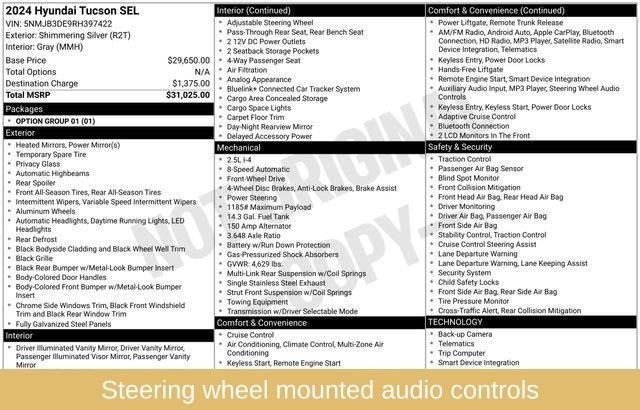 Used 2024 Hyundai Tucson SEL image 7