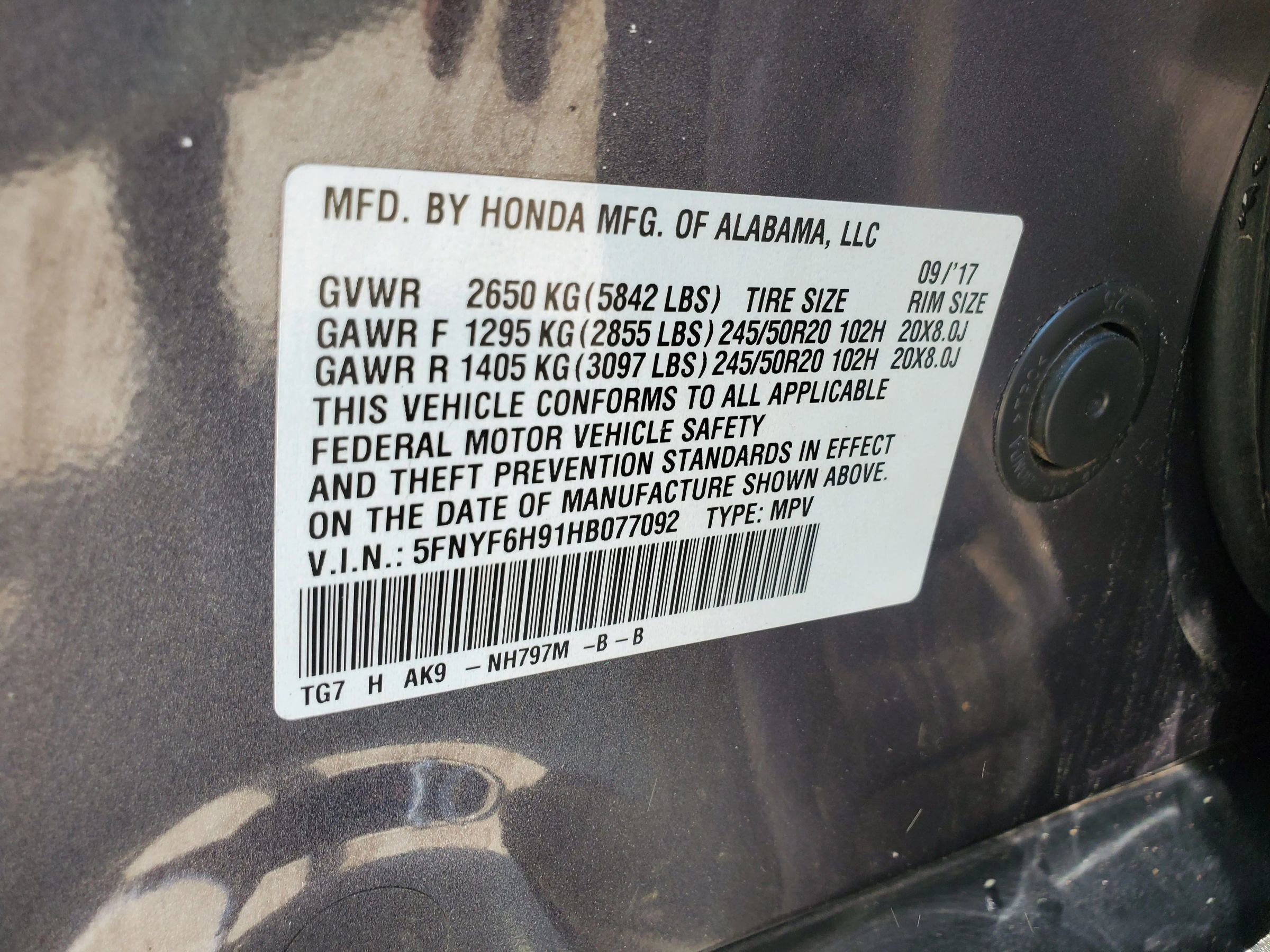 Used 2017 Honda Pilot Touring image 70