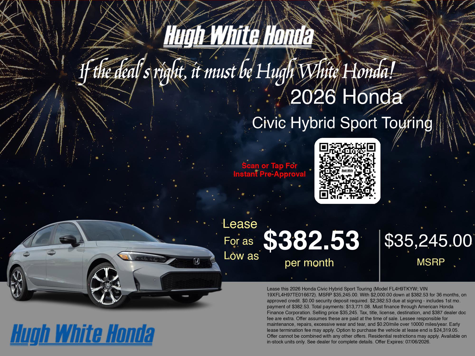 New 2026 Honda Civic Sport Touring image 3