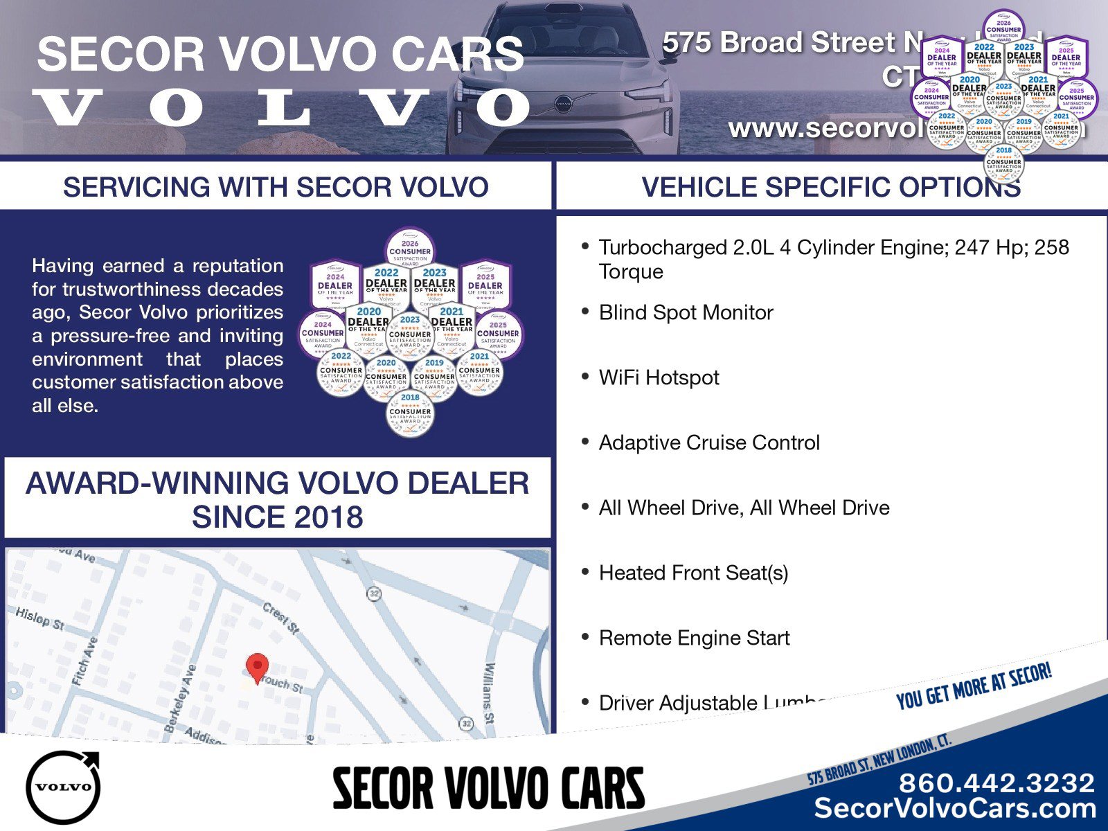 Used 2023 Volvo XC60 B5 Plus w/ Climate Package AWD/4WD image 4