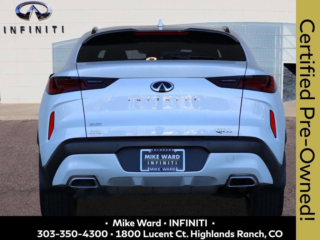 Certified 2025 INFINITI QX55 Luxe w/ Cargo Package image 4