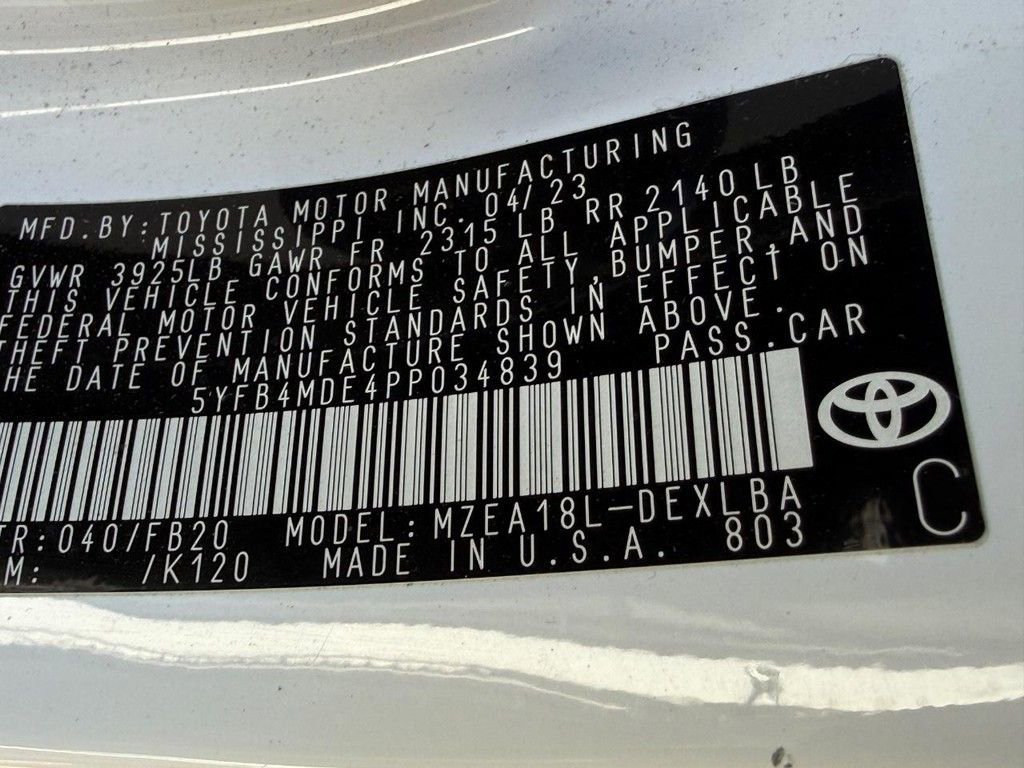 Certified 2023 Toyota Corolla LE image 22