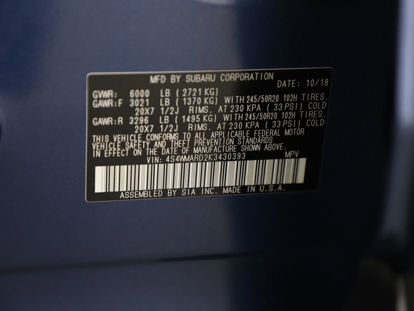 Used 2019 Subaru Ascent Touring w/ Popular Package #3 image 32