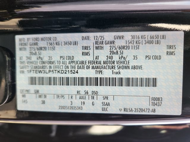 New 2026 Ford F150 XLT w/ Equipment Group 303A High AWD/4WD image 25