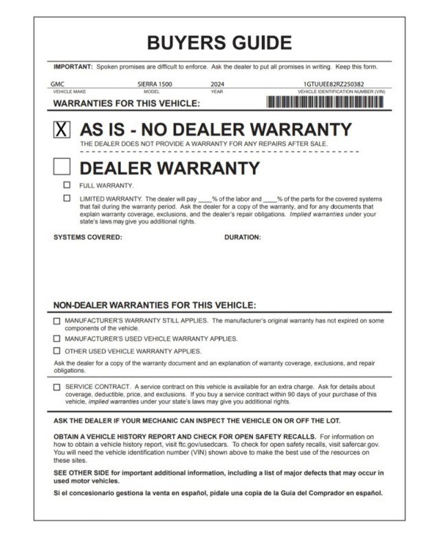 Used 2024 GMC Sierra 1500 AT4 w/ Technology Package image 31