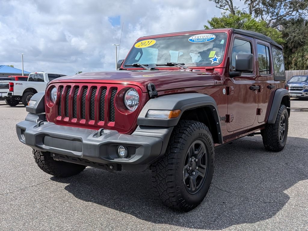 Used 2021 Jeep Wrangler Unlimited Sport image 2